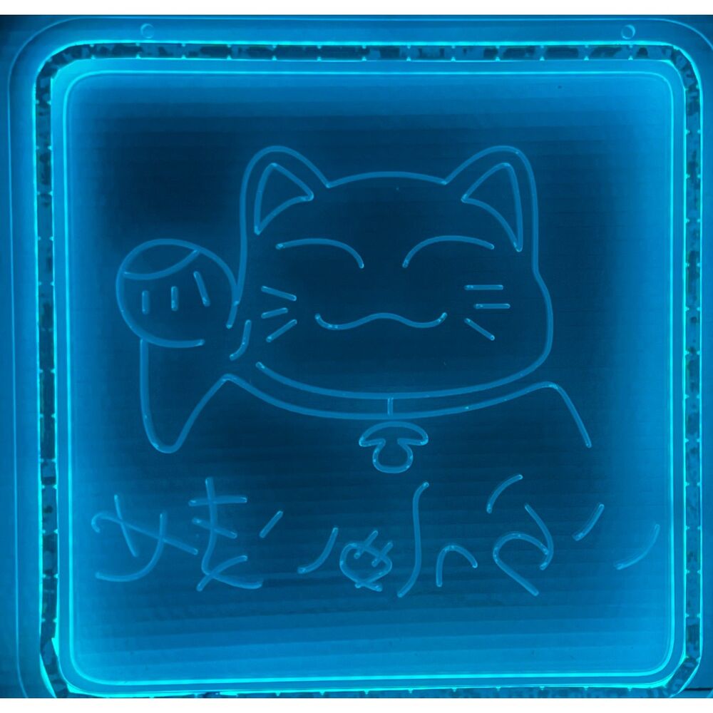 Lucky Cat Anime Neon Sign/Light